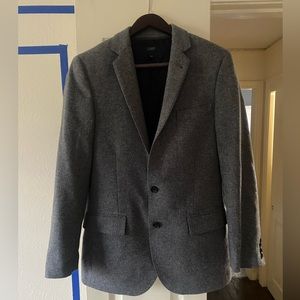 J. Crew Ludlow Blazer Jacket English Moon Yorkshire Tweed: Gray: Size 36R